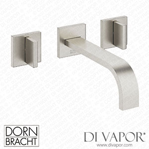 Dornbracht Mem Wall-Mounted Basin Mixer without Pop-Up Waste - Brushed Platinum 36 712 782-06 Spare Parts
