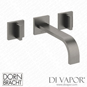 Dornbracht Mem Wall-Mounted Basin Mixer without Pop-Up Waste - Brushed Dark Platinum 36 712 782-99 Spare Parts