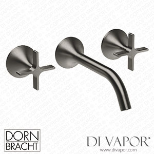 Dornbracht Vaia Wall-Mounted Basin Mixer without Pop-Up Waste - Brushed Dark Platinum 36 712 809-99 Spare Parts