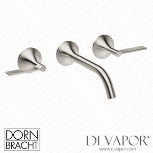 Dornbracht Vaia Wall-Mounted Basin Mixer without Pop-Up Waste - Brushed Platinum 36 712 819-06 Spare Parts