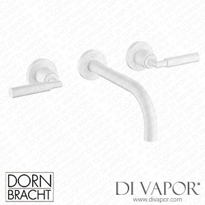 Dornbracht Tara Wall-Mounted Basin Mixer without Pop-Up Waste - Matte White 36 712 882-10 Spare Parts