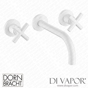 Dornbracht Tara Wall-Mounted Basin Mixer without Pop-Up Waste - Matte White 36 712 892-10 Spare Parts
