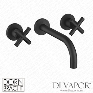 Dornbracht Tara Wall-Mounted Basin Mixer without Pop-Up Waste - Matte Black 36 712 892-33 Spare Parts