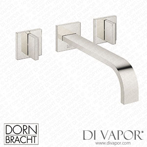 Dornbracht Mem Wall-Mounted Basin Mixer without Pop-Up Waste - Platinum 36 717 782-08 Spare Parts