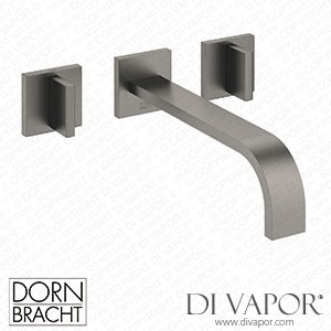 Dornbracht Mem Wall-Mounted Basin Mixer without Pop-Up Waste - Brushed Dark Platinum 36 717 782-99 Spare Parts