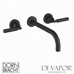 Dornbracht Tara Wall-Mounted Basin Mixer without Pop-Up Waste - Matte Black 36 717 882-33 Spare Parts