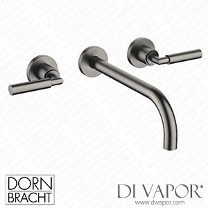 Dornbracht Tara Wall-Mounted Basin Mixer without Pop-Up Waste - Brushed Dark Platinum 36 717 882-99 Spare Parts