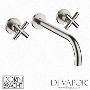 Dornbracht Tara Wall-Mounted Basin Mixer without Pop-Up Waste - Brushed Platinum 36 717 892-06 Spare Parts