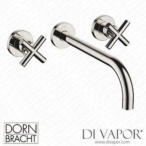 Dornbracht Tara Wall-Mounted Basin Mixer without Pop-Up Waste - Platinum 36 717 892-08 Spare Parts
