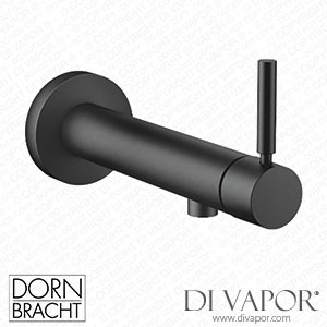 Dornbracht Meta Wall-Mounted Single-Lever Basin Mixer without Pop-Up Waste - Matte Black 36 804 661-33 Spare Parts
