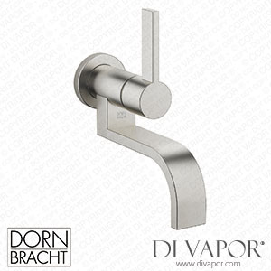 Dornbracht Mem Wall-Mounted Single-Lever Basin Mixer without Pop-Up Waste - Brushed Platinum 36 805 782-06 Spare Parts