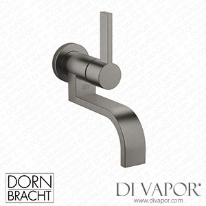 Dornbracht Mem Wall-Mounted Single-Lever Basin Mixer without Pop-Up Waste - Brushed Dark Platinum 36 805 782-99 Spare Parts
