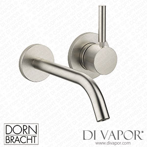 Dornbracht Meta Wall-Mounted Single-Lever Basin Mixer without Pop-Up Waste - Brushed Platinum 36 860 660-06 Spare Parts