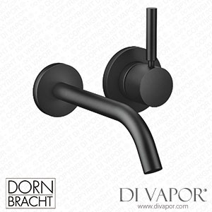 Dornbracht Meta Wall-Mounted Single-Lever Basin Mixer without Pop-Up Waste - Matte Black 36 860 660-33 Spare Parts