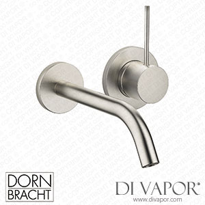 Dornbracht Meta Meta Slim Wall-Mounted Single-Lever Basin Mixer without Pop-Up Waste - Brushed Platinum 36 860 662-06 Spare Parts