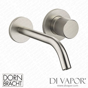 Dornbracht Meta Meta Pure Wall-Mounted Single-Lever Basin Mixer without Pop-Up Waste - Brushed Platinum 36 860 664-06 Spare Parts