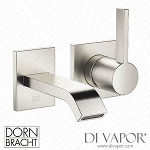 Dornbracht Imo Wall-Mounted Single-Lever Basin Mixer without Pop-Up Waste - Brushed Platinum 36 860 670-06 Spare Parts