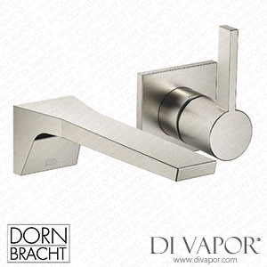 Dornbracht Cl.1 Wall-Mounted Single-Lever Basin Mixer without Pop-Up Waste - Brushed Platinum 36 860 705-06 Spare Parts
