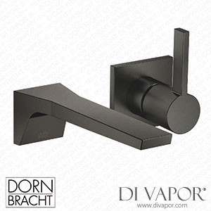 Dornbracht Cl.1 Wall-Mounted Single-Lever Basin Mixer without Pop-Up Waste - Brushed Dark Platinum 36 860 705-99 Spare Parts