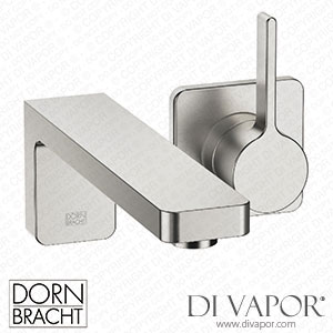 Dornbracht Lulu Wall-Mounted Single-Lever Basin Mixer without Pop-Up Waste - Brushed Platinum 36 860 710-06 Spare Parts