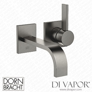 Dornbracht Mem Wall-Mounted Single-Lever Basin Mixer without Pop-Up Waste - Brushed Dark Platinum 36 860 782-99 Spare Parts
