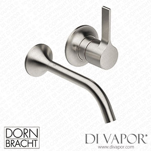 Dornbracht Vaia Wall-Mounted Single-Lever Basin Mixer without Pop-Up Waste - Brushed Platinum 36 860 809-06 Spare Parts