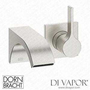 Dornbracht Cyo Wall-Mounted Single-Lever Basin Mixer without Pop-Up Waste - Brushed Platinum 36 860 811-06 Spare Parts