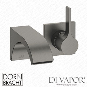 Dornbracht Cyo Wall-Mounted Single-Lever Basin Mixer without Pop-Up Waste - Brushed Dark Platinum 36 860 811-99 Spare Parts