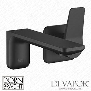 Dornbracht Liss? Wall-Mounted Single-Lever Basin Mixer without Pop-Up Waste - Matte Black 36 860 845-33 Spare Parts