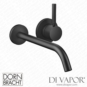 Dornbracht Meta Wall-Mounted Single-Lever Basin Mixer without Pop-Up Waste - Matte Black 36 861 660-33 Spare Parts