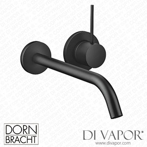 Dornbracht Meta Meta Slim Wall-Mounted Single-Lever Basin Mixer without Pop-Up Waste - Matte Black 36 861 662-33 Spare Parts