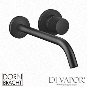 Dornbracht Meta Meta Pure Wall-Mounted Single-Lever Basin Mixer without Pop-Up Waste - Matte Black 36 861 664-33 Spare Parts
