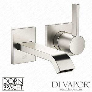 Dornbracht Imo Wall-Mounted Single-Lever Basin Mixer without Pop-Up Waste - Brushed Platinum 36 861 670-06 Spare Parts