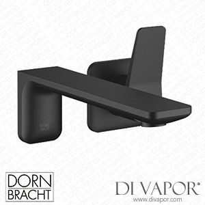 Dornbracht Liss? Wall-Mounted Single-Lever Basin Mixer without Pop-Up Waste - Matte Black 36 861 845-33 Spare Parts