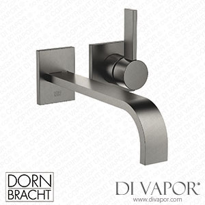 Dornbracht Mem Wall-Mounted Single-Lever Basin Mixer without Pop-Up Waste - Brushed Dark Platinum 36 862 782-99 Spare Parts