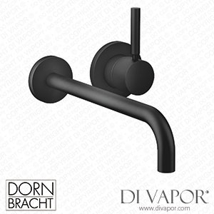 Dornbracht Meta Wall-Mounted Single-Lever Basin Mixer with Individual Rosettes - Matte Black 36 863 660-33 Spare Parts