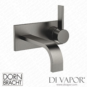 Dornbracht Mem Wall-Mounted Single-Lever Basin Mixer with Cover Plate without Pop-Up Waste - Brushed Dark Platinum 36 863 782-99 Spare Parts