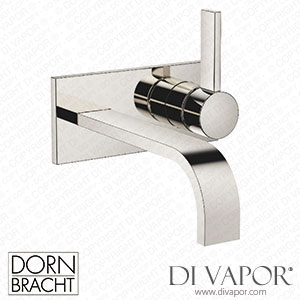 Dornbracht Mem Wall-Mounted Single-Lever Basin Mixer with Cover Plate without Pop-Up Waste - Platinum 36 864 782-08 Spare Parts