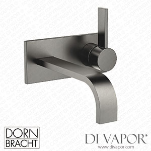 Dornbracht Mem Wall-Mounted Single-Lever Basin Mixer with Cover Plate without Pop-Up Waste - Brushed Dark Platinum 36 864 782-99 Spare Parts