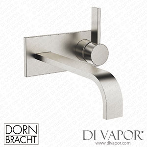 Dornbracht Mem Wall-Mounted Single-Lever Basin Mixer with Cover Plate without Pop-Up Waste - Brushed Platinum 36 865 782-06 Spare Parts