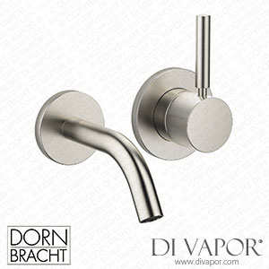 Dornbracht Meta Wall-Mounted Single-Lever Basin Mixer without Pop-Up Waste - Brushed Platinum 36 867 660-06 Spare Parts