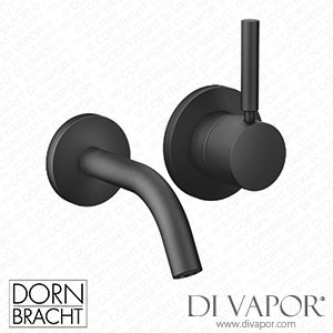 Dornbracht Meta Wall-Mounted Single-Lever Basin Mixer without Pop-Up Waste - Matte Black 36 867 660-33 Spare Parts