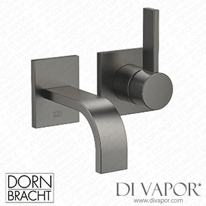 Dornbracht Mem Wall-Mounted Single-Lever Basin Mixer without Pop-Up Waste - Brushed Dark Platinum 36 867 782-99 Spare Parts