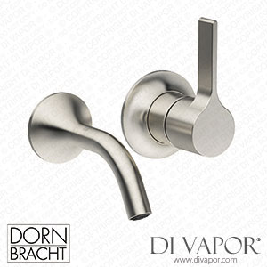 Dornbracht Vaia Wall-Mounted Single-Lever Basin Mixer without Pop-Up Waste - Brushed Platinum 36 867 809-06 Spare Parts