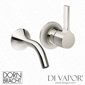 Dornbracht Vaia Wall-Mounted Single-Lever Basin Mixer without Pop-Up Waste - Platinum 36 867 809-08 Spare Parts
