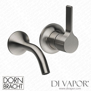 Dornbracht Vaia Wall-Mounted Single-Lever Basin Mixer without Pop-Up Waste - Brushed Dark Platinum 36 867 809-99 Spare Parts