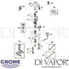 Grohe Europlus E Infrared Electronic Basin Mixer without Mixing Device Spares