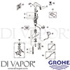 Grohe 36018000 Spare Tech Diagram