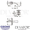 Grohe Ondus Digital Basin Mixer Dimensions