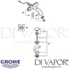 Grohe Ondus Digital Basin Mixer Spares